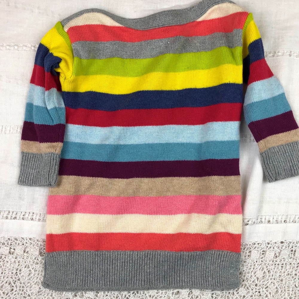 Colorful Striped Knit Shirt